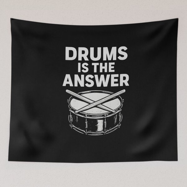 Item preview, Drums is the answer designed and sold by musicianteez.