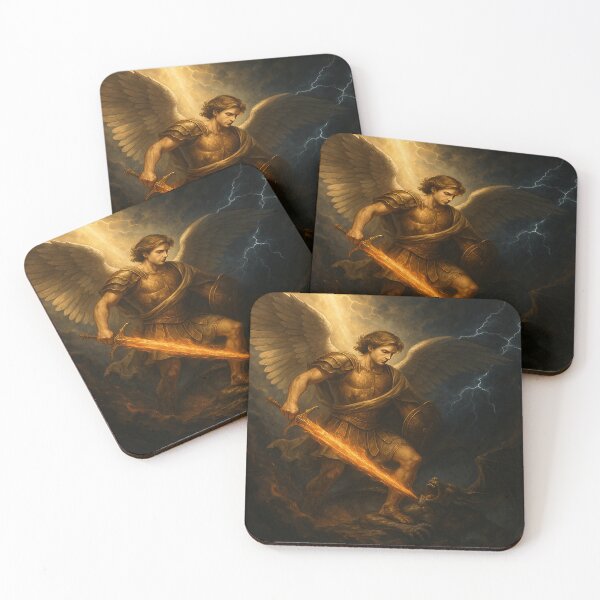 Item preview, Archangel Michael – Warrior of Light vs Darkness designed and sold by Bigornia.