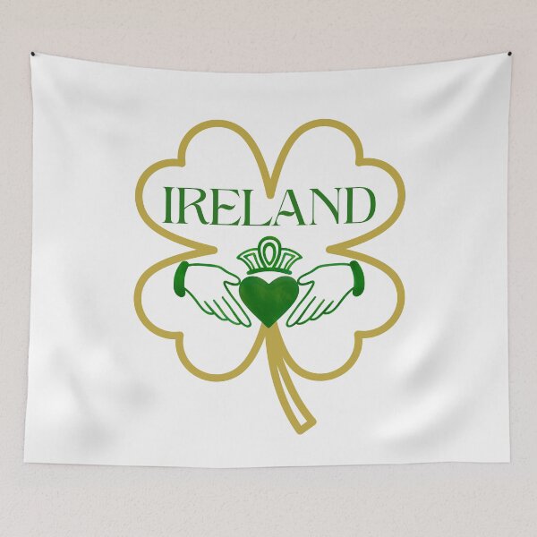 Item preview, Ireland Claddagh and Shamrock designed and sold by Laughing Moon Giftables.