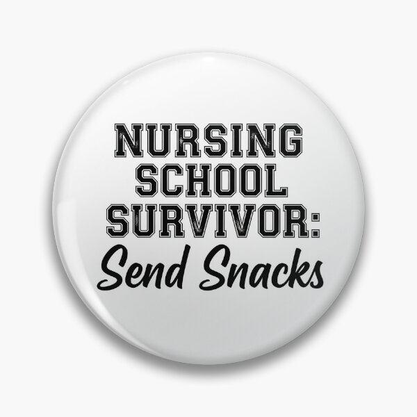 Item preview, NURSING SCHOOL SURVIVOR: SEND SNACKS  designed and sold by ScrubCrewPrints.