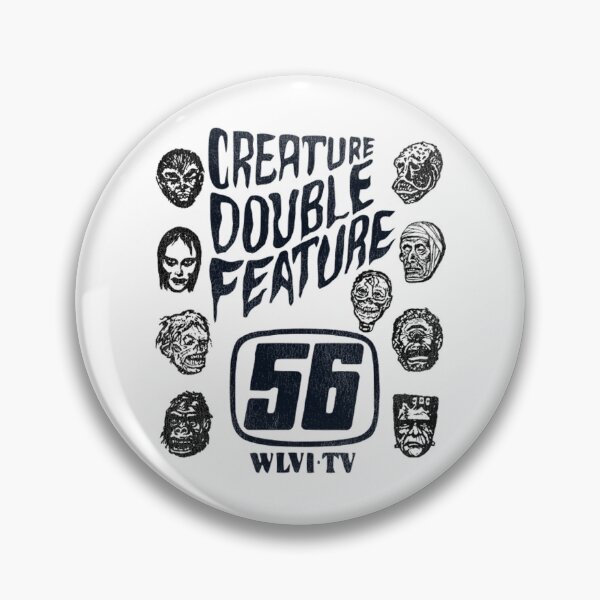 Item preview, Creature Double Feature Classic Monsters 56 WLVI.TV designed and sold by JustPOD.