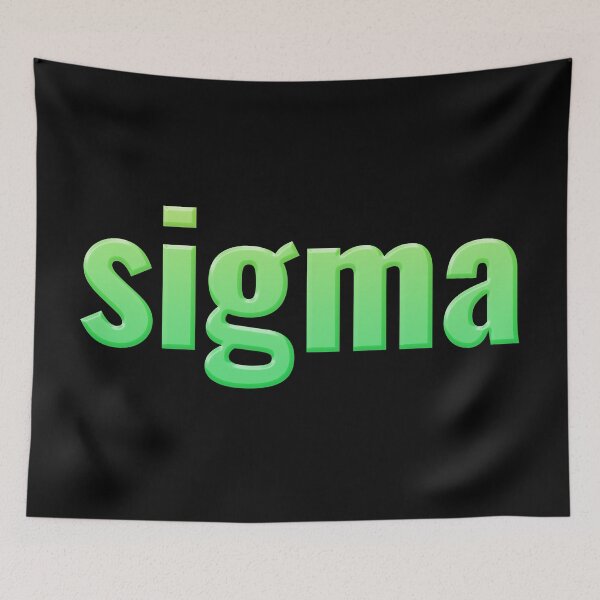 Item preview, sigma in green designed and sold by Memes N Lore .