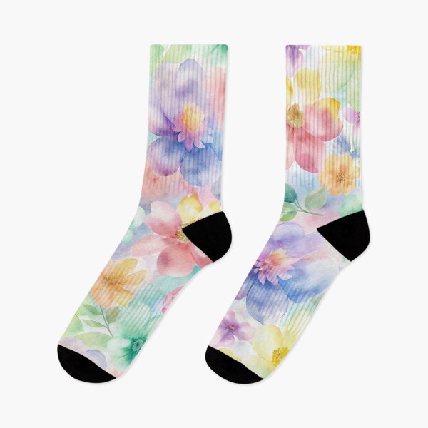 Item preview, Pastel Watercolor Floral Garden designed and sold by joycrysstudio.