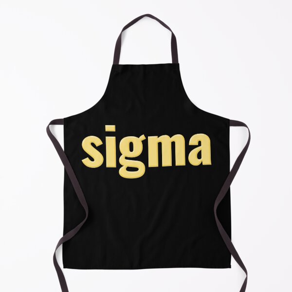 Item preview, sigma in yellow designed and sold by Memes N Lore .
