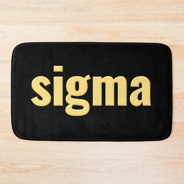 Item preview, sigma in yellow designed and sold by Memes N Lore .