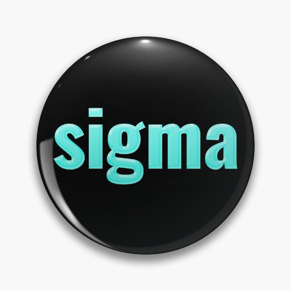 Item preview, sigma in turquoise designed and sold by Memes N Lore .