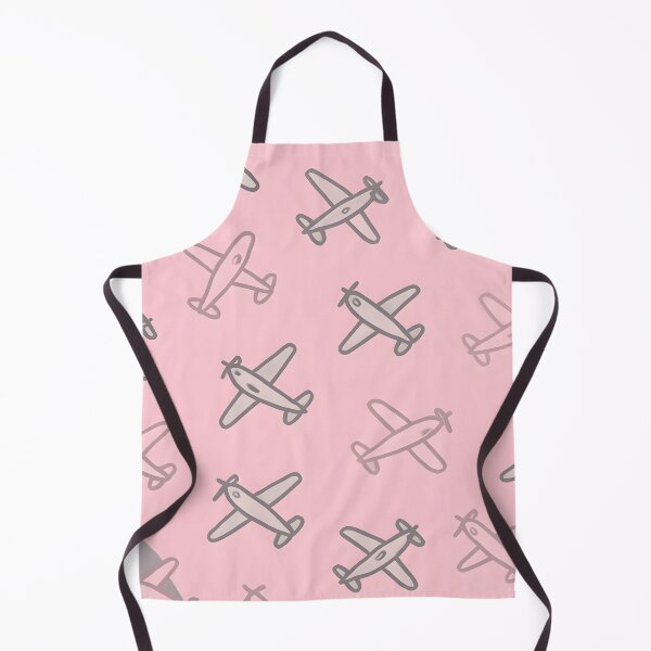 Item preview, Vintage Airplane Pattern in Pink and Grey designed and sold by SassyArtistry.