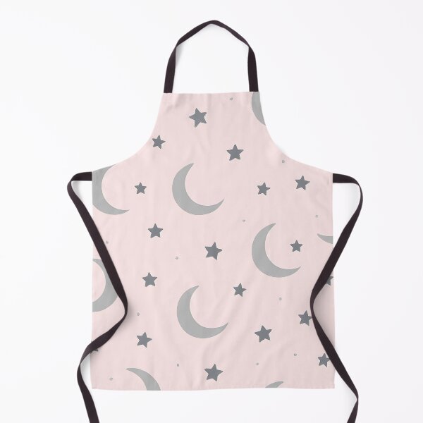 Item preview, Crescent Moon and Star Pattern in Soft Pink designed and sold by SassyArtistry.