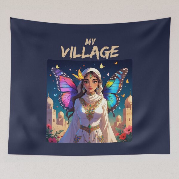 Item preview, Butterflies are my village designed and sold by ElevateYourEnergy.