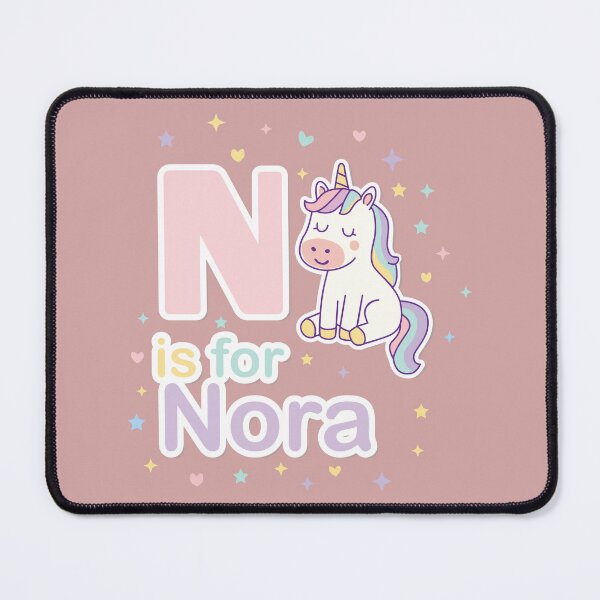Item preview, N is for Nora – Personalized Unicorn Alphabet Poster for Kids designed and sold by FilizDesigner.