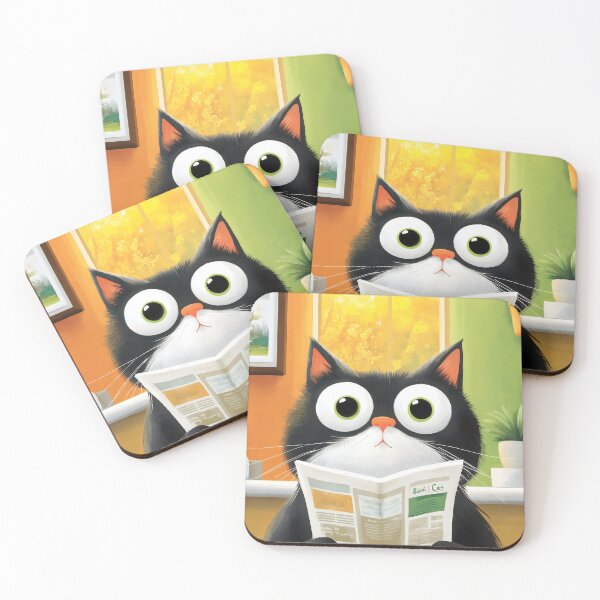 Item preview, Colorful Golden Sunlit Bombay Cat Bathroom Newspaper Surprise designed and sold by juniorcastros.