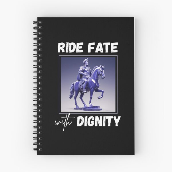 Item preview, Ride fate with dignity - Marcus Aurelius Blue Tanzanite Crystal Stoic Sculpture designed and sold by LexaArtworks.