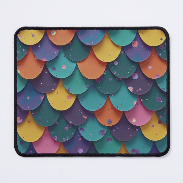 Item preview, Multi-color layered scale pattern! designed and sold by Giulivo Store Graphic.