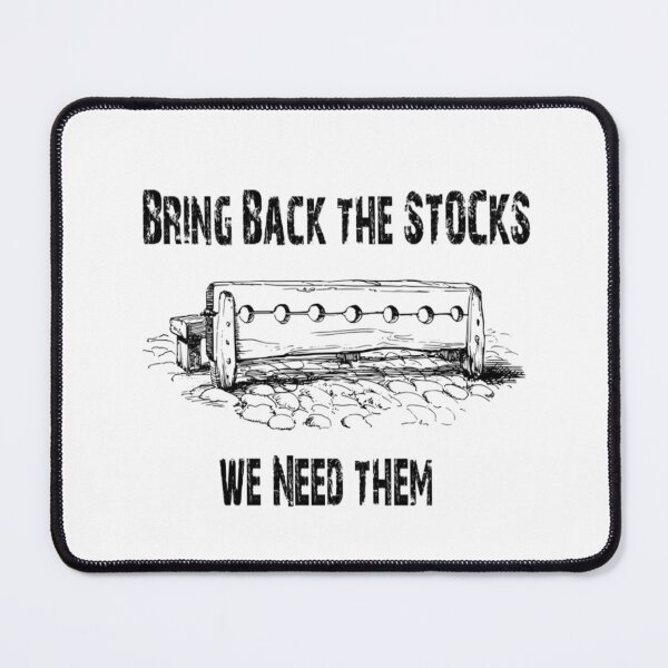Item preview, Bring Back the Stocks • Medieval Justice Dark Humor Shirt designed and sold by fairmaiden7.