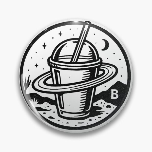 Item preview, Cosmic Bisbee Stamp Logo (Black Line)  designed and sold by galaxzeegirl.