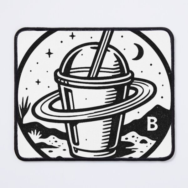 Item preview, Cosmic Bisbee Stamp Logo (Black Line) designed and sold by galaxzeegirl.