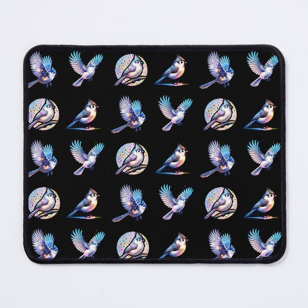 Item preview, Glitter Tufted Titmouse Birds designed and sold by TheAnimalZ00.