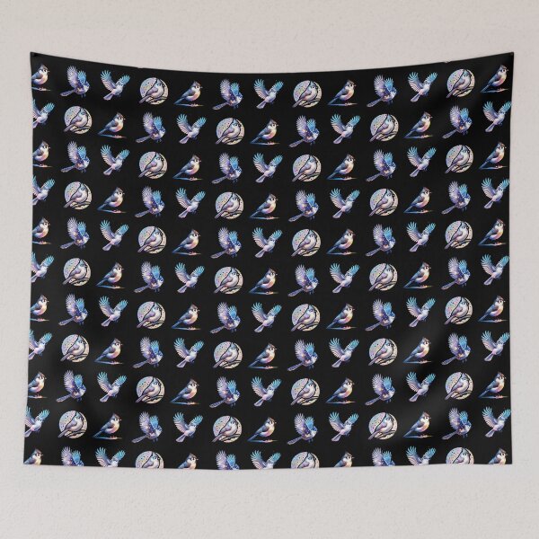 Item preview, Glitter Tufted Titmouse Birds designed and sold by TheAnimalZ00.