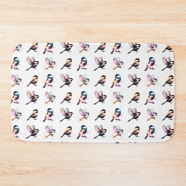 Item preview, Glitter Black Capped Chickadee Birds designed and sold by TheAnimalZ00.