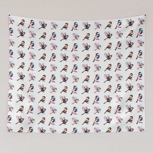 Item preview, Glitter Black Capped Chickadee Birds designed and sold by TheAnimalZ00.