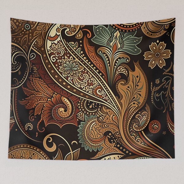 Item preview, Classic Paisley Elegance - Detailed Vintage-Inspired Patterns for a Sophisticated Look designed and sold by PaintbrushPlace.
