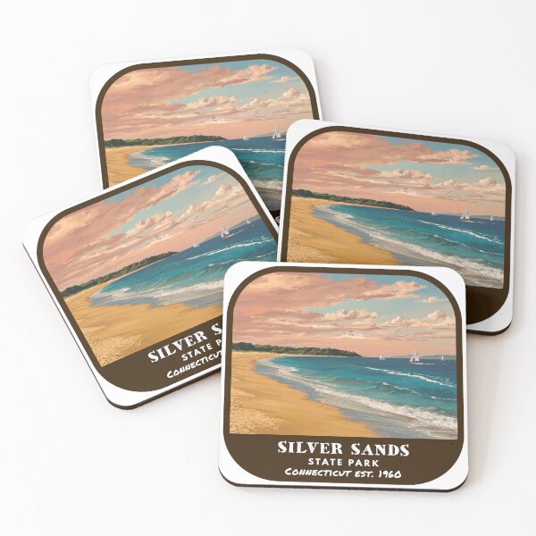 Item preview, Vintage Silver Sands State Park (Connecticut State Park) designed and sold by RabbitK.