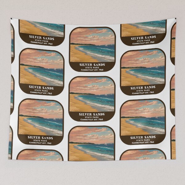 Item preview, Vintage Silver Sands State Park (Connecticut State Park) designed and sold by RabbitK.