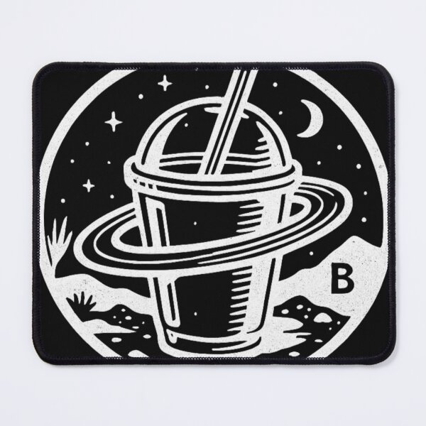 Item preview, Cosmic Bisbee Logo Stamp (White Line)  designed and sold by galaxzeegirl.