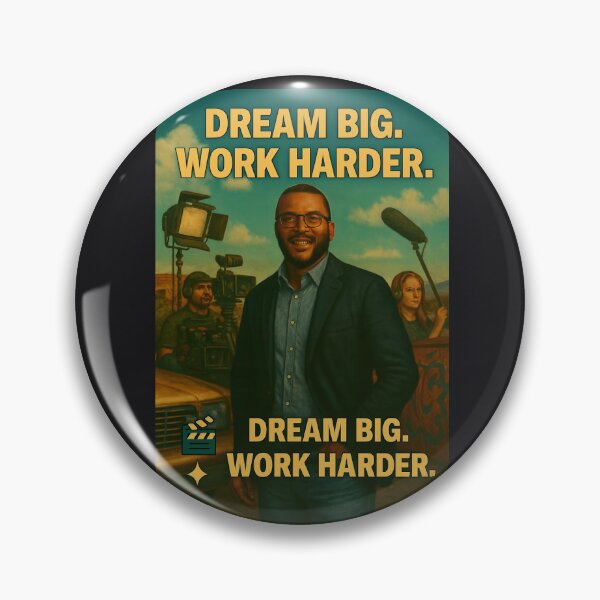 Item preview, "Dream Big. Work Harder — Tyler Perry Vision" designed and sold by AquaWCreations.