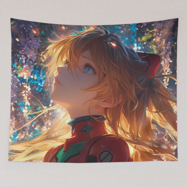 Item preview, Neon Radiant Asuka Langley Soryu Evangelion Anime Wisteria Glow designed and sold by juniorcastros.