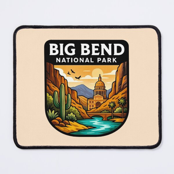 Item preview, Big Bend National Park - Desert Canyons & Sunset Vista designed and sold by Myra365Art.