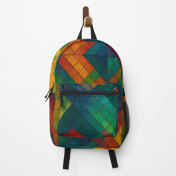 Item preview, Colorful Geometric Mosaic Pattern – Vibrant Abstract Stained Glass Tile Art designed and sold by CustomPhoneTech.