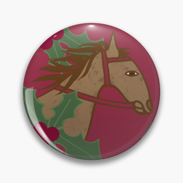 Item preview, Horses in the Holly designed and sold by VisualisedDesignsNZ.