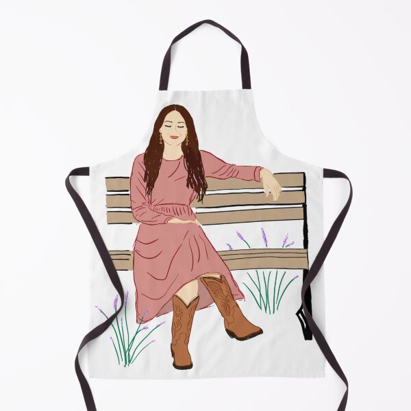 Item preview, Cowgirl with Boots on Bench designed and sold by MidwestRoyalty.