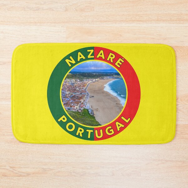Artikelvorschau, Nazaré, Portugal rundes Emblem entworfen und verkauft von travelwitheric.