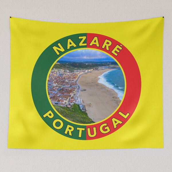 Item preview, Nazaré, Portugal Round Emblem designed and sold by travelwitheric.