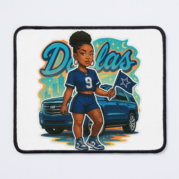 Item preview, Dallas Cowboys Fan Girl Urban Style Edition designed and sold by CoachEkong.