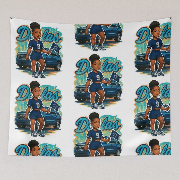 Item preview, Dallas Cowboys Fan Girl Urban Style Edition designed and sold by CoachEkong.
