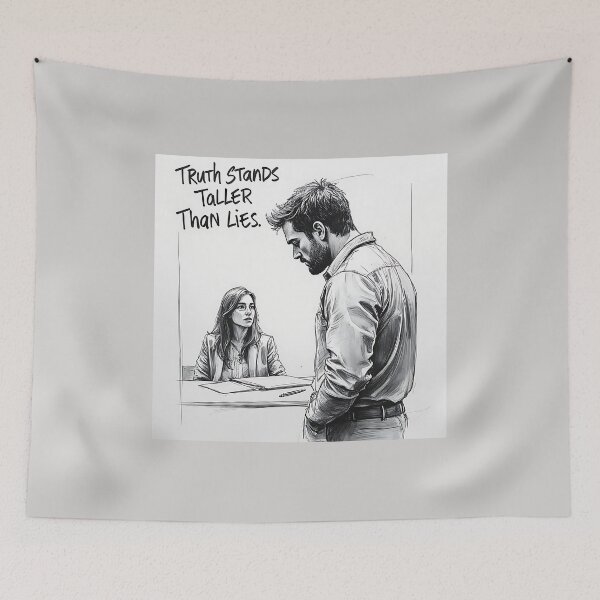 Item preview, Truth Stands Taller Than Lies; Courage in Honesty designed and sold by Creative-RE.