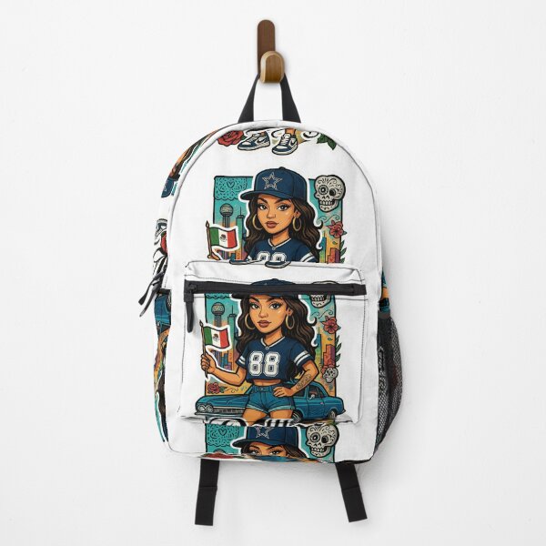 Item preview, Dallas Cowboys Fan Girl Chicano Style designed and sold by CoachEkong.