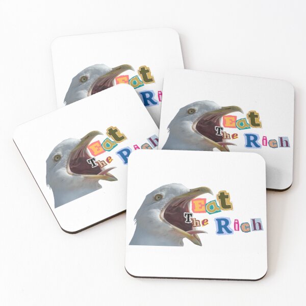 Item preview, Screaming Seagull – Eat the Rich designed and sold by Ren's Red.