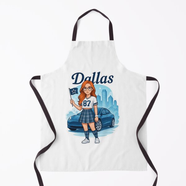Item preview, Dallas Cowboys Fan Girl Preppy Redhead Edition designed and sold by CoachEkong.