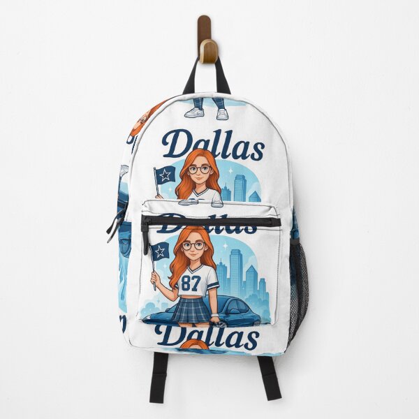 Item preview, Dallas Cowboys Fan Girl Preppy Redhead Edition designed and sold by CoachEkong.