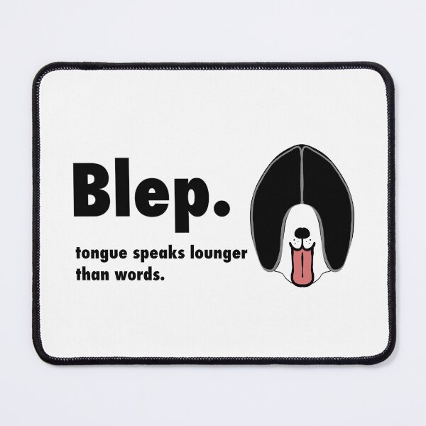 Item preview, Minimalist drawing of a dog's face sticking out its tongue with text designed and sold by nongsao4.
