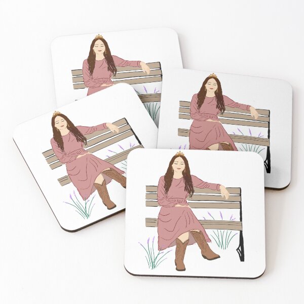 Item preview, Cowboy Boot Queen Sitting on Bench  designed and sold by MidwestRoyalty.