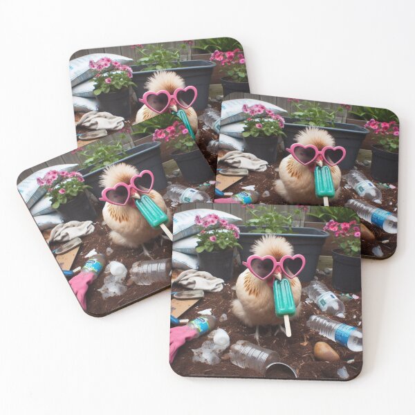 Item preview, Silkie in the Garden, Popsicle & Sass designed and sold by botanicalbrood.