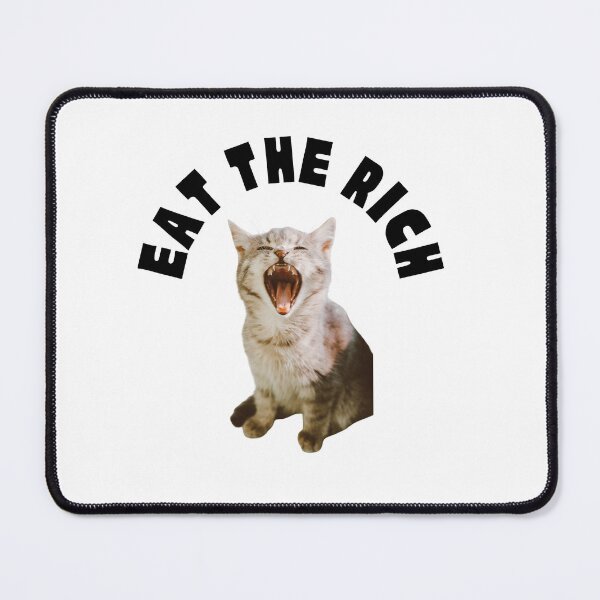 Item preview, Eat the Rich (Kitten Edition) – Cute but Revolutionary designed and sold by Ren's Red.