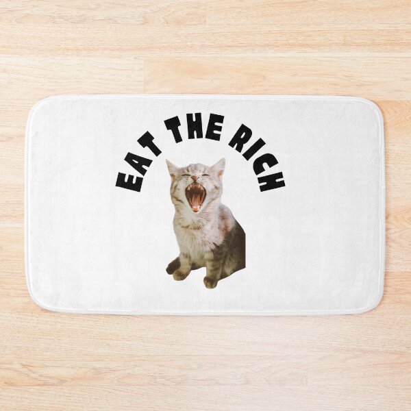 Item preview, Eat the Rich (Kitten Edition) – Cute but Revolutionary designed and sold by Ren's Red.