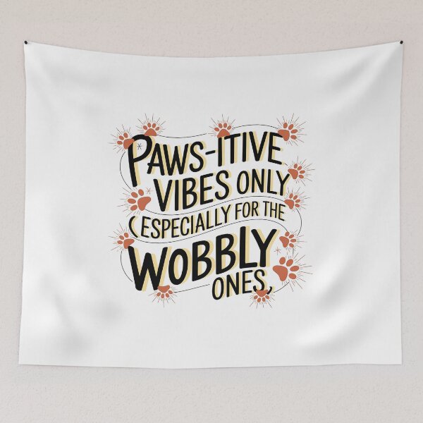 Item preview, Pawsitive Vibes Only – Special Needs Pet Adoption designed and sold by CuteDesignables.