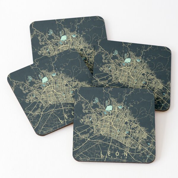 Item preview, Leon City Map of Guanajuato, Mexico - Summer designed and sold by deMAP.